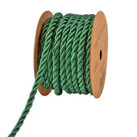 Dekoračná šnúrka 5 mm x 5 m - Lesklá zelená