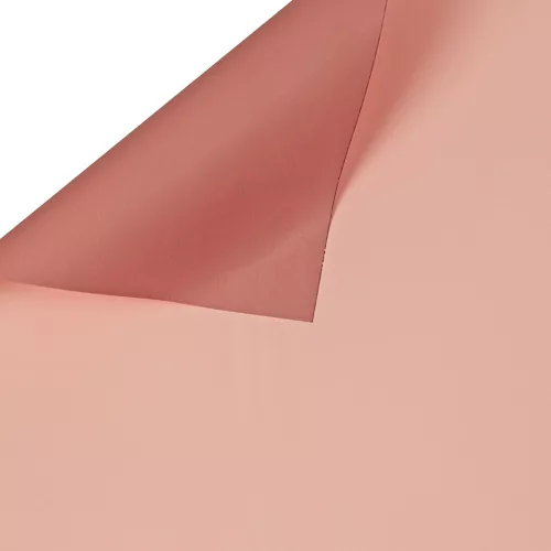 Dvojfarebná fólia 58 x 58 cm, 20 ks. - Staroružová / Púdrovo ružová