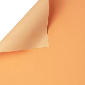   Dvojfarebný fóliový hárok 58x58cm, 20ks - Broskyňová / Ecru