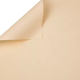 Dekoratívny baliaci fóliový hárok 58x58cm, 20ks - Ecru