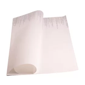   Fólia hárok so strieborným leskom 57 x 57cm, 15ks. - Biela