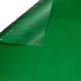   Fólia hárok so strieborným leskom 57 x 57cm, 15ks. - Tmavozelená