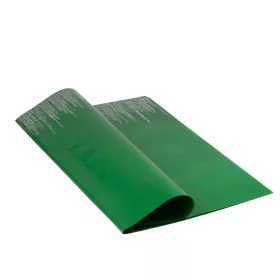   Fólia hárok so strieborným leskom 57 x 57cm, 15ks. - Tmavozelená