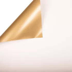 Fóliový hárok 58x58cm, 20ks - Biela / Zlatá