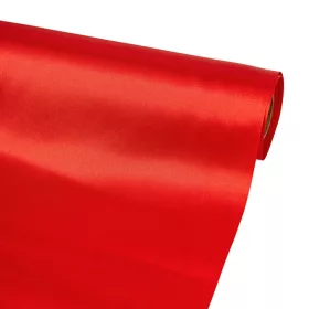 Saténová rolka 23cm x 10m - Červená