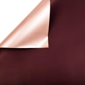 Fóliový hárok 58x58cm, 20ks - Baklažánová / Rose gold