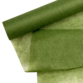 Dekoračný vlizelín 50cm x 8m - Olivovozelená