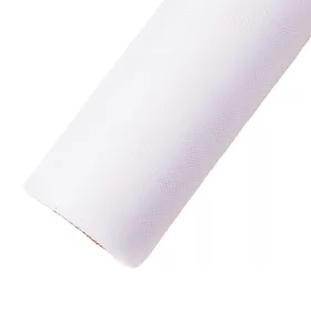 Mäkký tyl v rolke 30cm x 20m - Biely