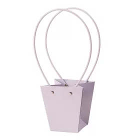   10 ks. Taška na kvety 12(v) x 8(š) x 12.5(h) cm - Svetlá levanduľová