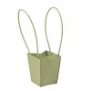 10ks. Taška na kvety 12(v) x 12(š) x 12.5(h) cm - Vintage zelená