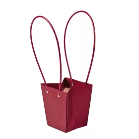10ks. Taška na kvety 12(v) x 12(š) x 12.5(h) cm - Bordová