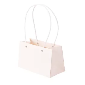 10ks. Taška na kvety 22(v) x 10.5(š) x 13.5(h) cm - Biela