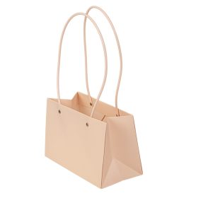   10ks. Taška na kvety 22(v) x 10.5(š) x 13.5(h) cm - Svetlá púdrová