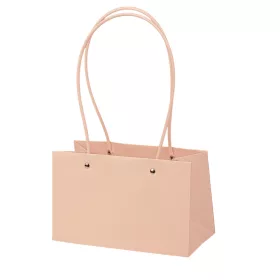   10ks. Taška na kvety 22(v) x 10.5(š) x 13.5(h) cm - Tmavá púdrová