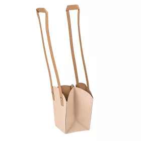   10ks. Taška na kvety 12(v) x 11(š) x 7(h) cm - Svetlá púdrová