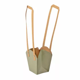   10ks. Taška na kvety 12(v) x 11(š) x 7(h) cm - Vintage zelená