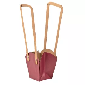 10ks. Taška na kvety 12(v) x 11(š) x 7(h) cm - Bordová