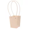 10 ks. Taška na kvety 13(v) x 9.5(š) x 15.5(h) cm - Svetlá púdrová