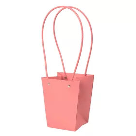   10 ks. Taška na kvety 13(v) x 9.5(š) x 15.5(h) cm - Staroružová