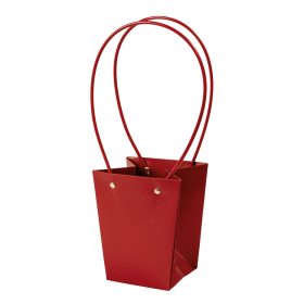   10 ks. Taška na kvety 13(v) x 9.5(š) x 15.5(h) cm - Bordová