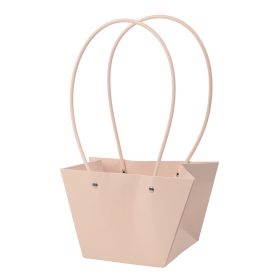   10 ks. Taška na kvety 20(v) x 12(š) x 12(h) cm - Tmavá púdrová