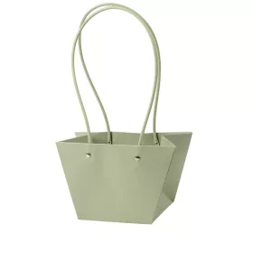   10 ks. Taška na kvety 20(v) x 12(š) x 12(h) cm - Vintage zelená