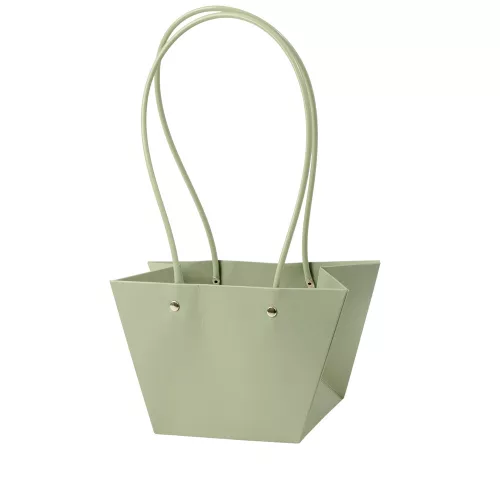 10 ks. Taška na kvety 20(v) x 12(š) x 12(h) cm - Vintage zelená