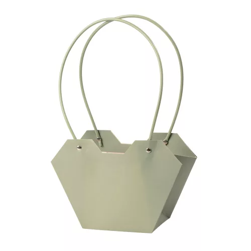 10 ks. Taška na kvety 23.5(v) x 12.5(š) x 3.5(h) cm - Vintage zelená