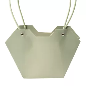   10 ks. Taška na kvety 23.5(v) x 12.5(š) x 3.5(h) cm - Vintage zelená