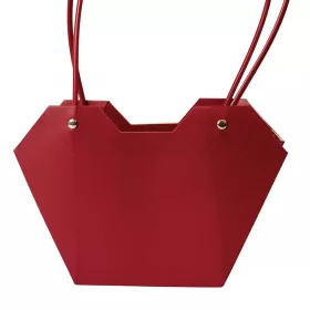   10 ks. Taška na kvety 23.5(v) x 12.5(š) x 3.5(h) cm - Bordová