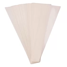 Fóliový sáčok na kvety 12.5 x 4 x 45 cm, 50 ks. - Bielá