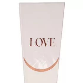   Fóliový sáčok na kvety „Love” 12.5 x 4 x 45 cm, 20 ks. - Bielá