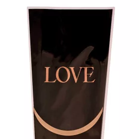   Fóliový sáčok na kvety „Love” 12.5 x 4 x 45 cm, 20 ks. - Čierná