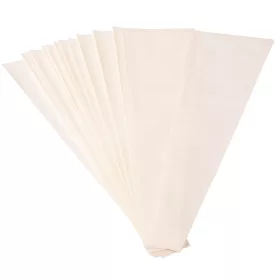 Fóliový sáčok na kvety 12.5 x 4 x 45 cm, 30 ks. - Bielá