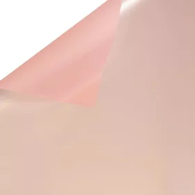   Fóliový hárok 58cm x 58cm, 20ks - Púdrovoružová / Kovová biela