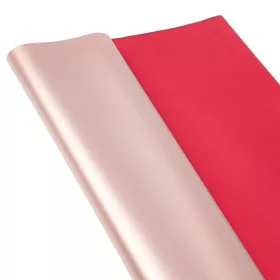   Fóliový hárok 58cm x 58cm, 20ks - Cyklámenová / Kovová biela