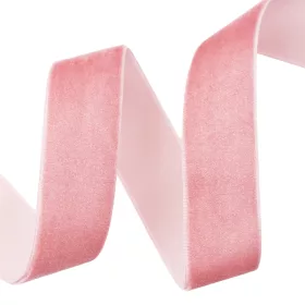 Zamatová stuha 22mm x 10m - Fialovoružová