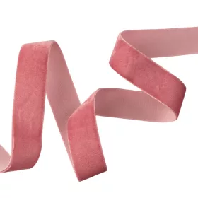 Zamatová stuha 22mm x 10m - Fialovoružová