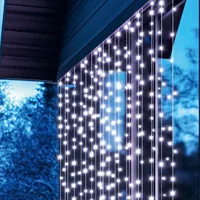 Vonkajšie vianočné svetelné závesy