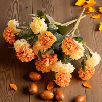 Hodvábne chryzantémy