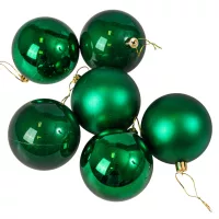 8cm Plastové vianočné gule